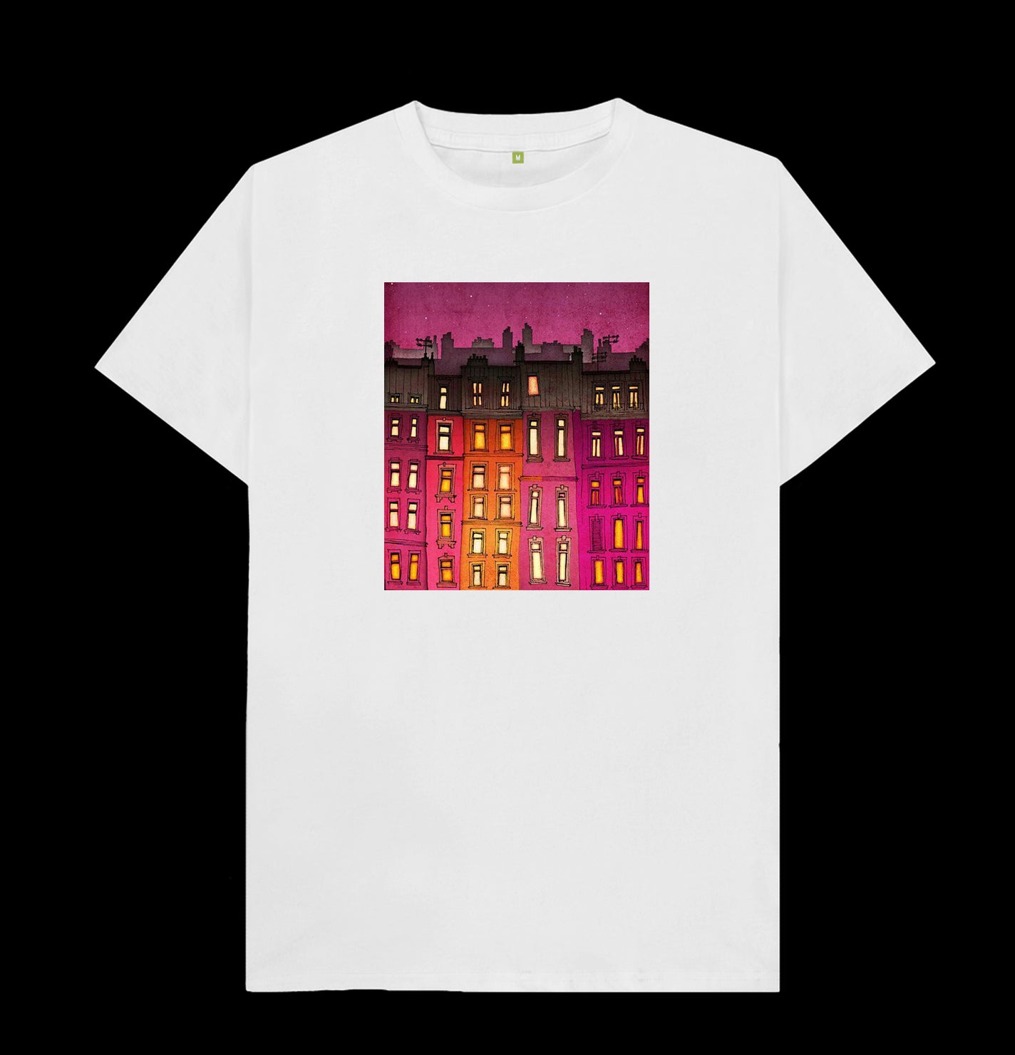 Round neck T-shirt - Pink City