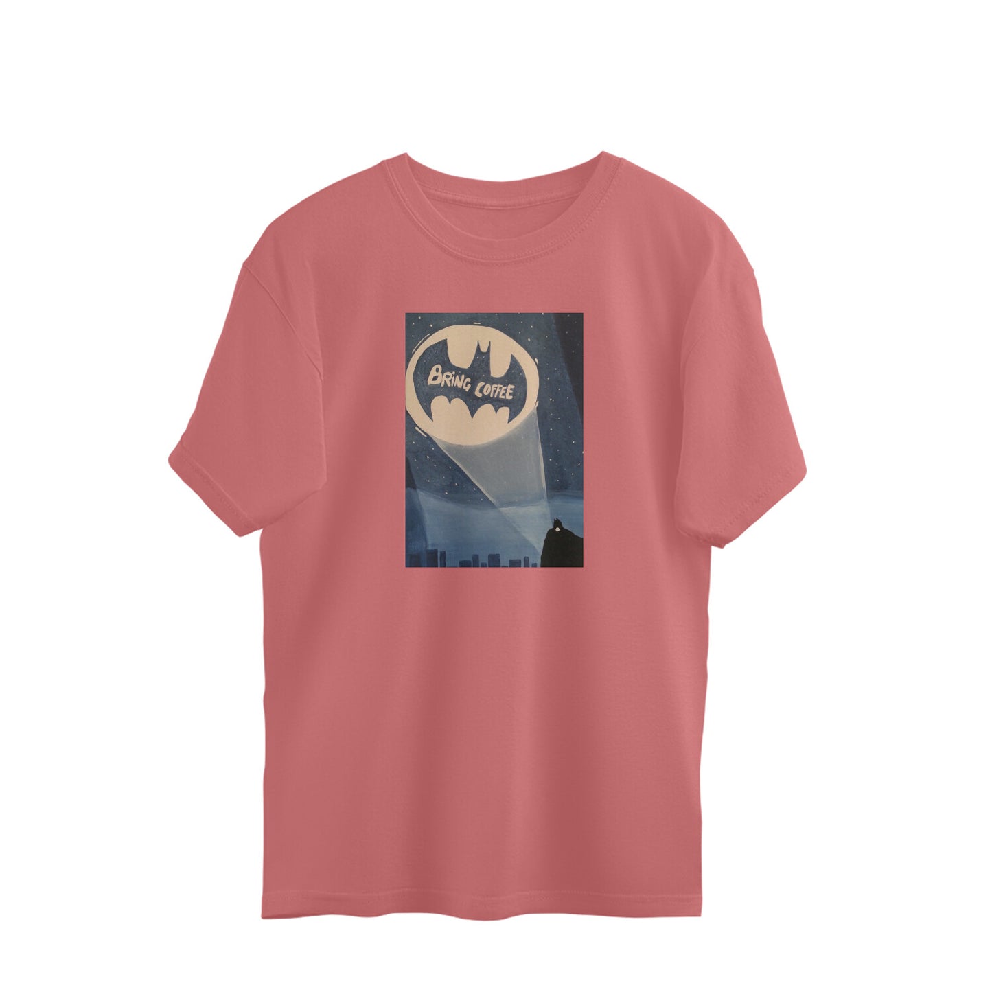 Oversized T-shirt - Coffee signal - Batman