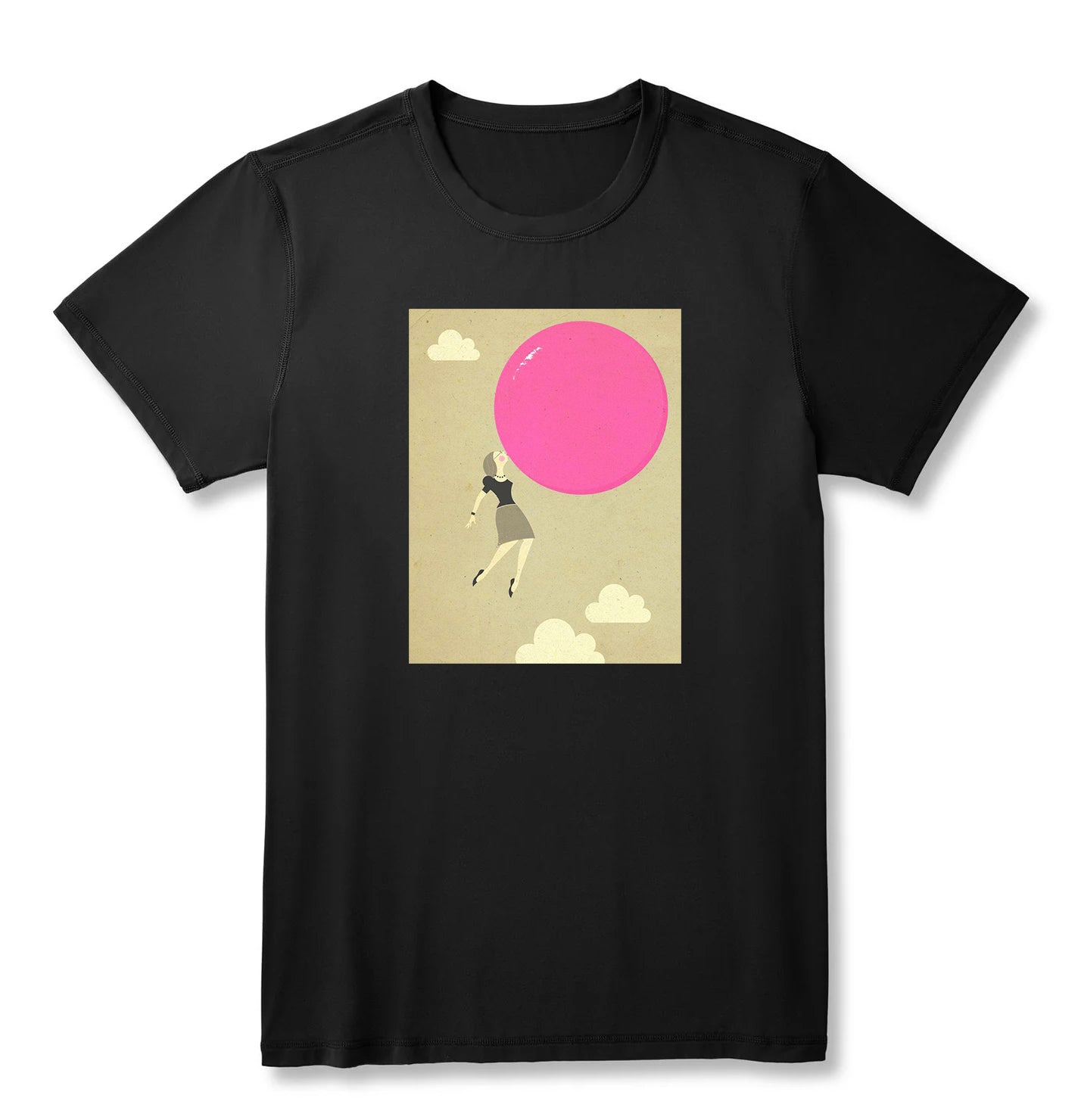 Round neck T-shirt - Bubblegum pop