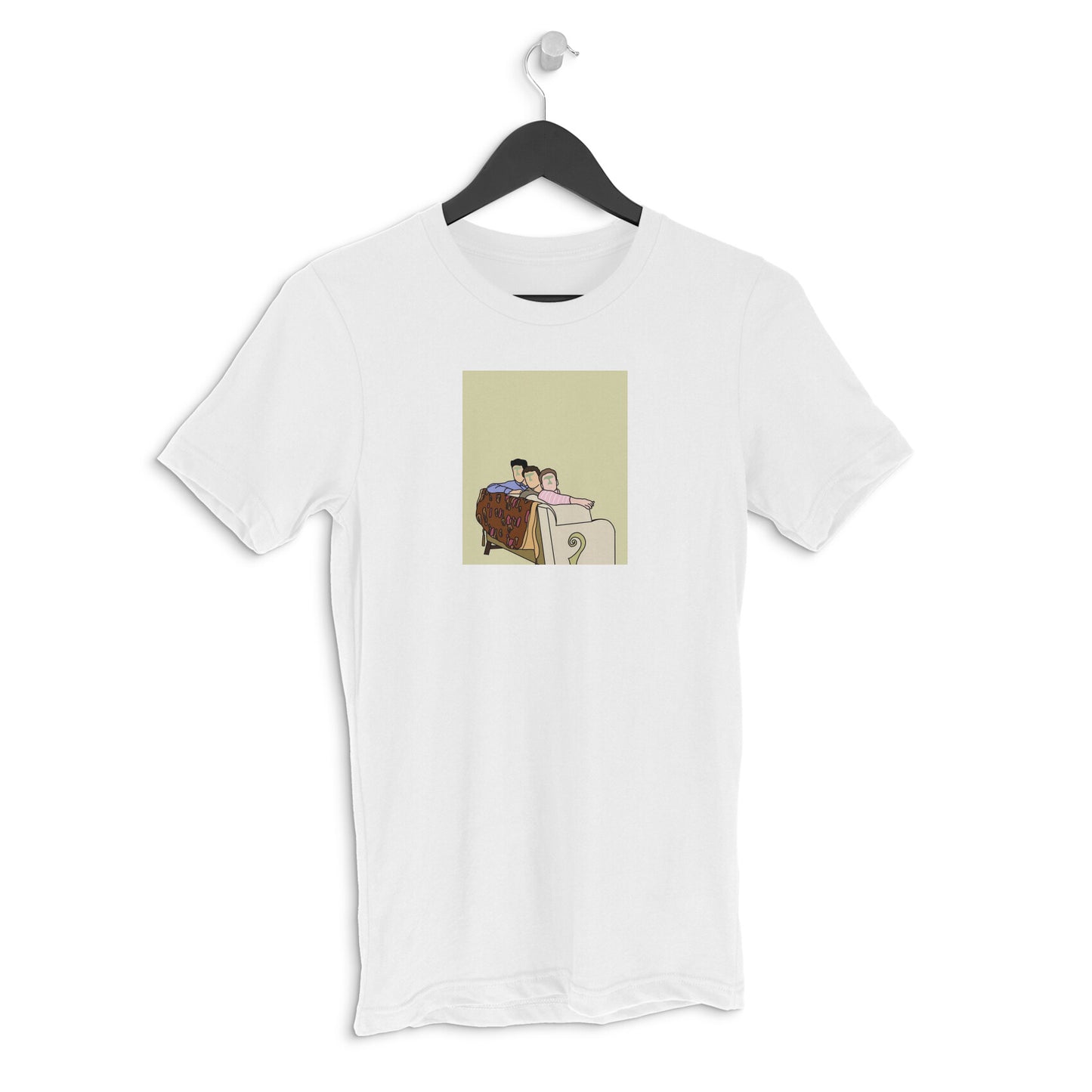 Round neck T-shirt - Ross : Joey : Chandler - Friends