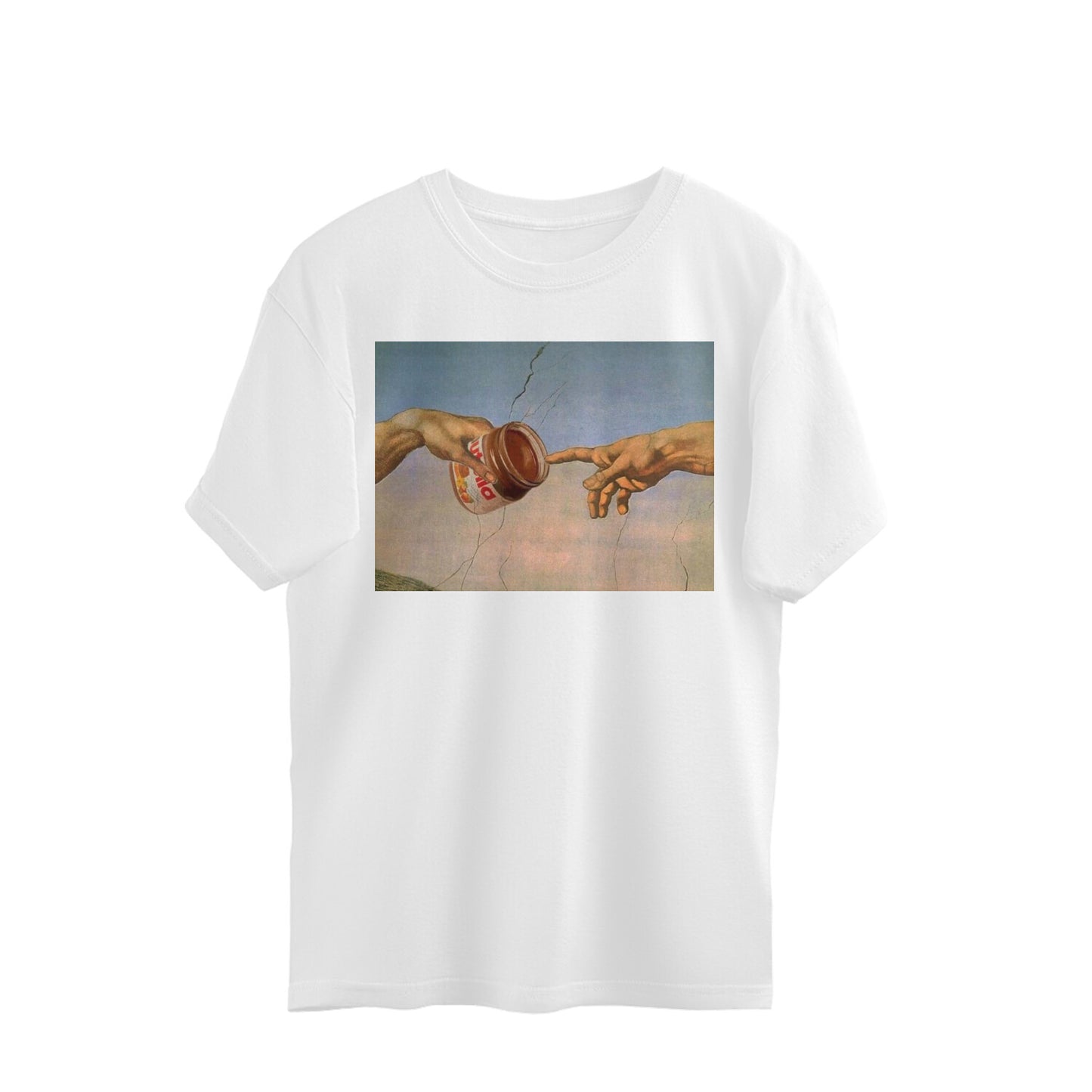 Oversized T-shirt - Creation of Adam