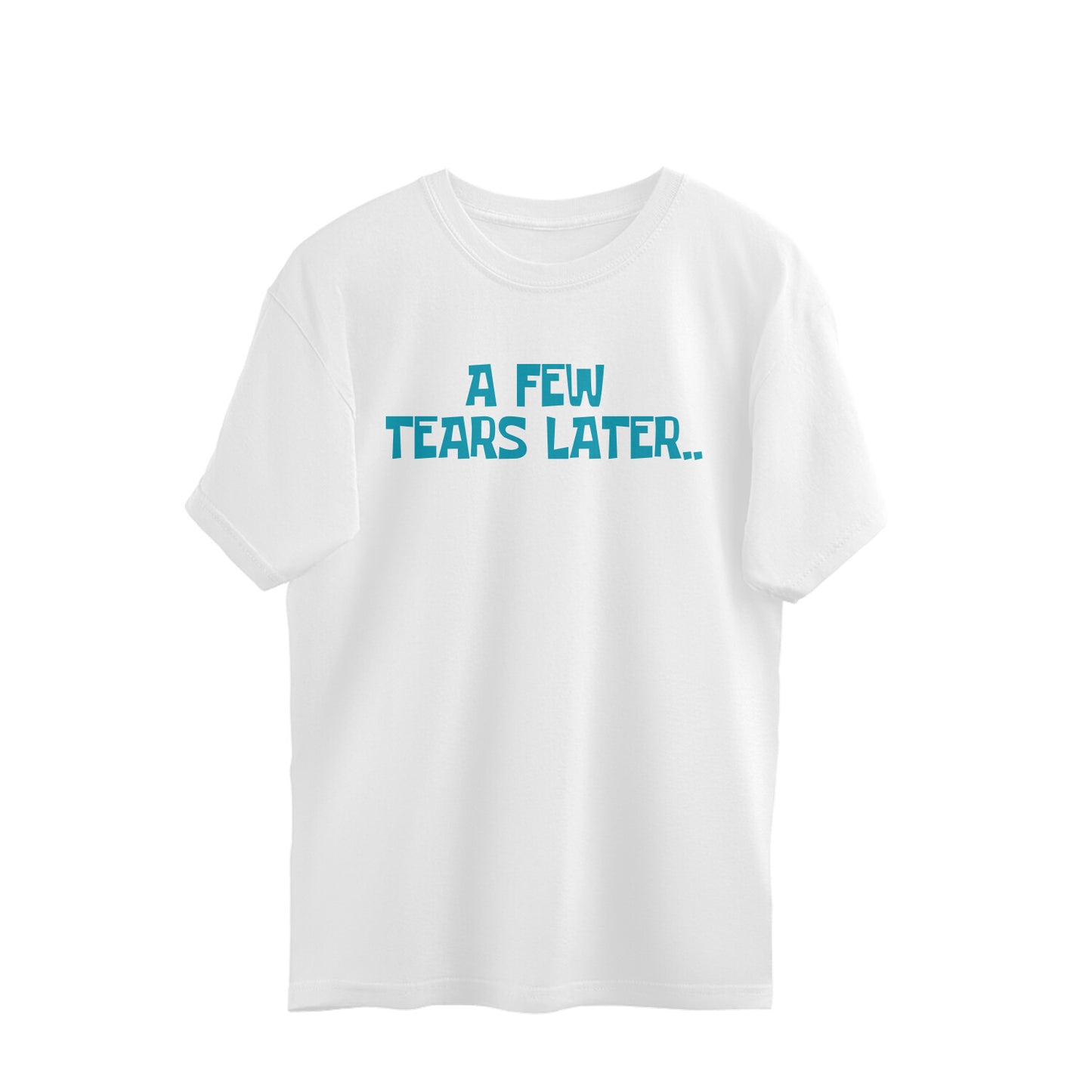 Oversized T-shirt - A few tears later..