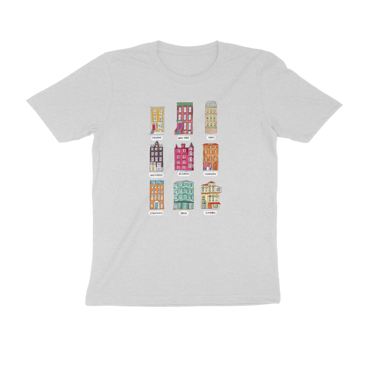 Round neck T-shirt - City Life