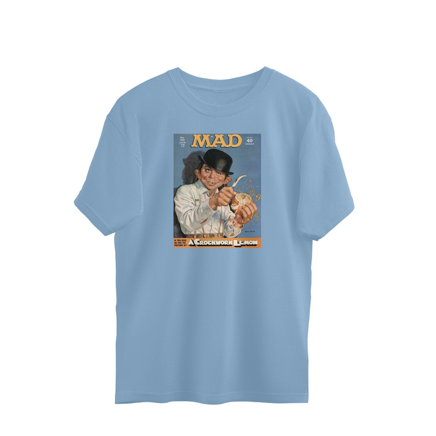 Oversized T-shirt - MAD COMICS - A Clockwork Lemon