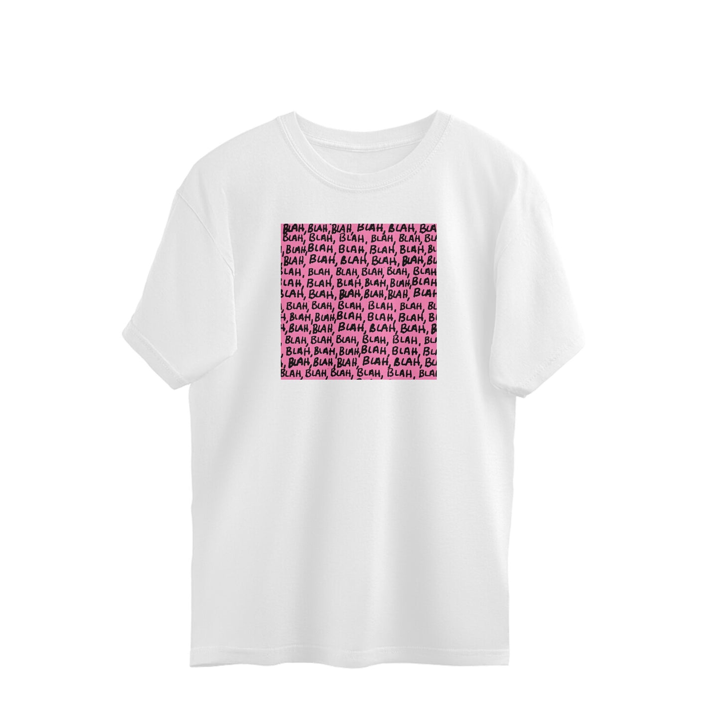 Oversized T-shirt - Blah blah blah
