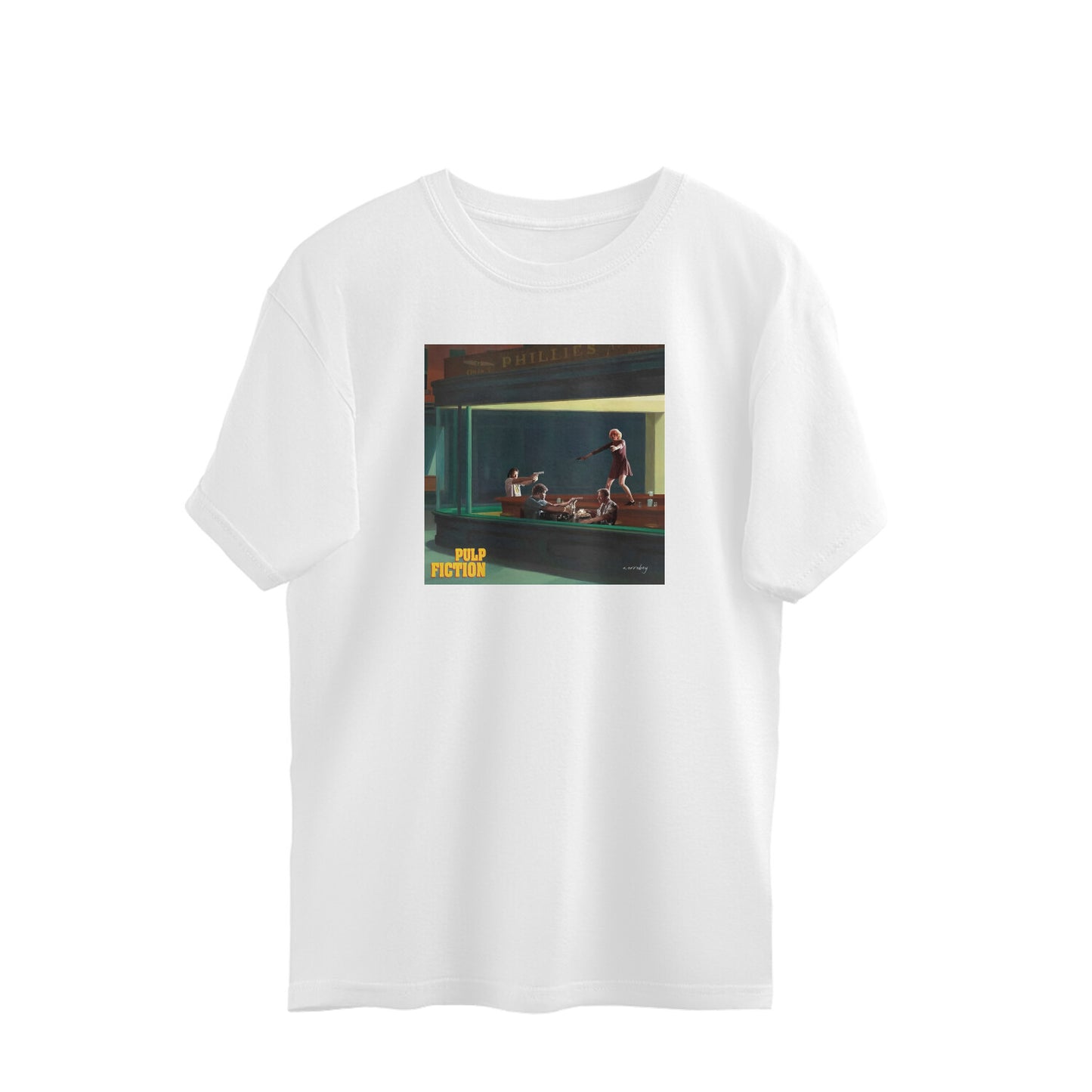 Oversized T-shirt - Art meets Cinema - Pulp Fiction