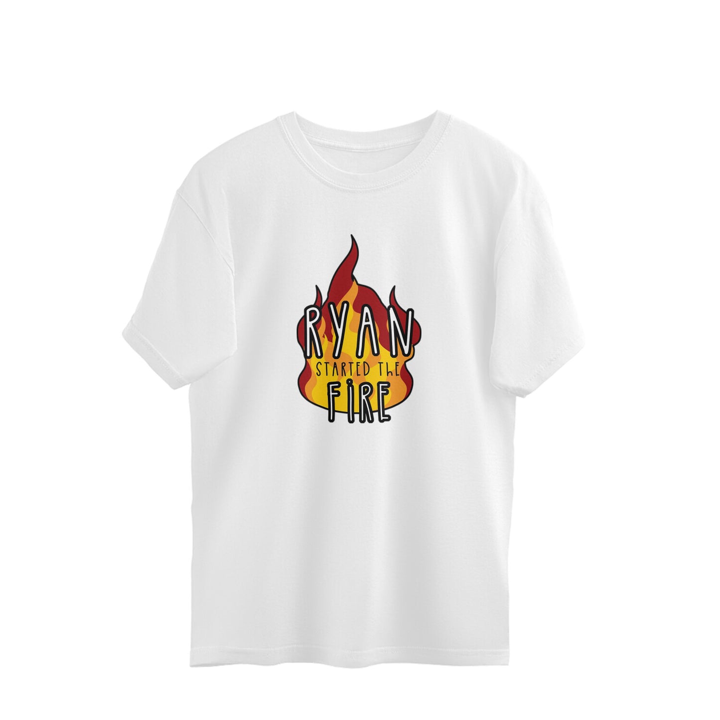 Oversized T-shirt - Ryan Started the Fire - The Office