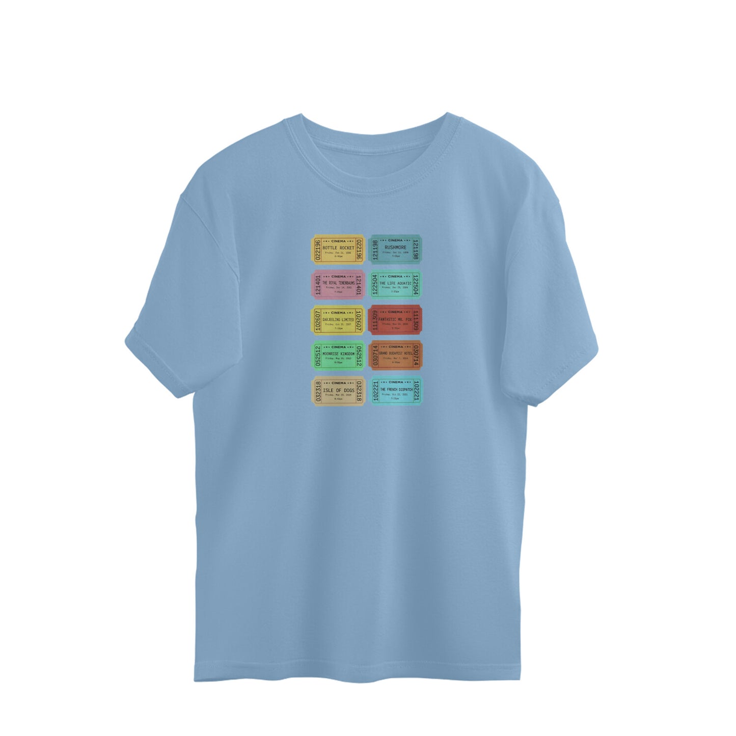 Oversized T-shirt - Wes - Filmography