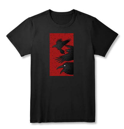 Round neck T-shirt - Crows