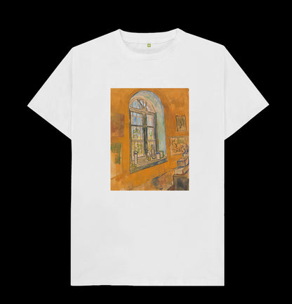 Round neck T-shirt - Van Gogh Window In The Studio Print