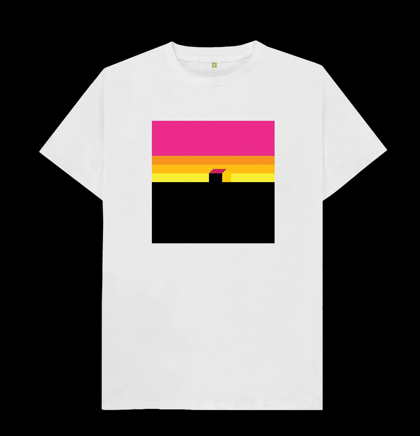 Round neck T-shirt - Pink sunset