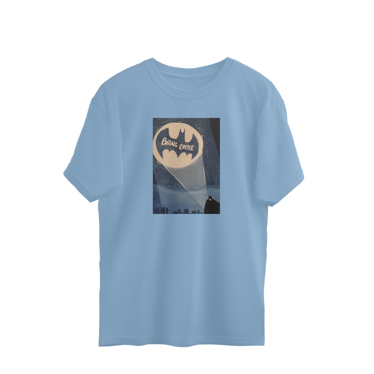 Oversized T-shirt - Coffee signal - Batman