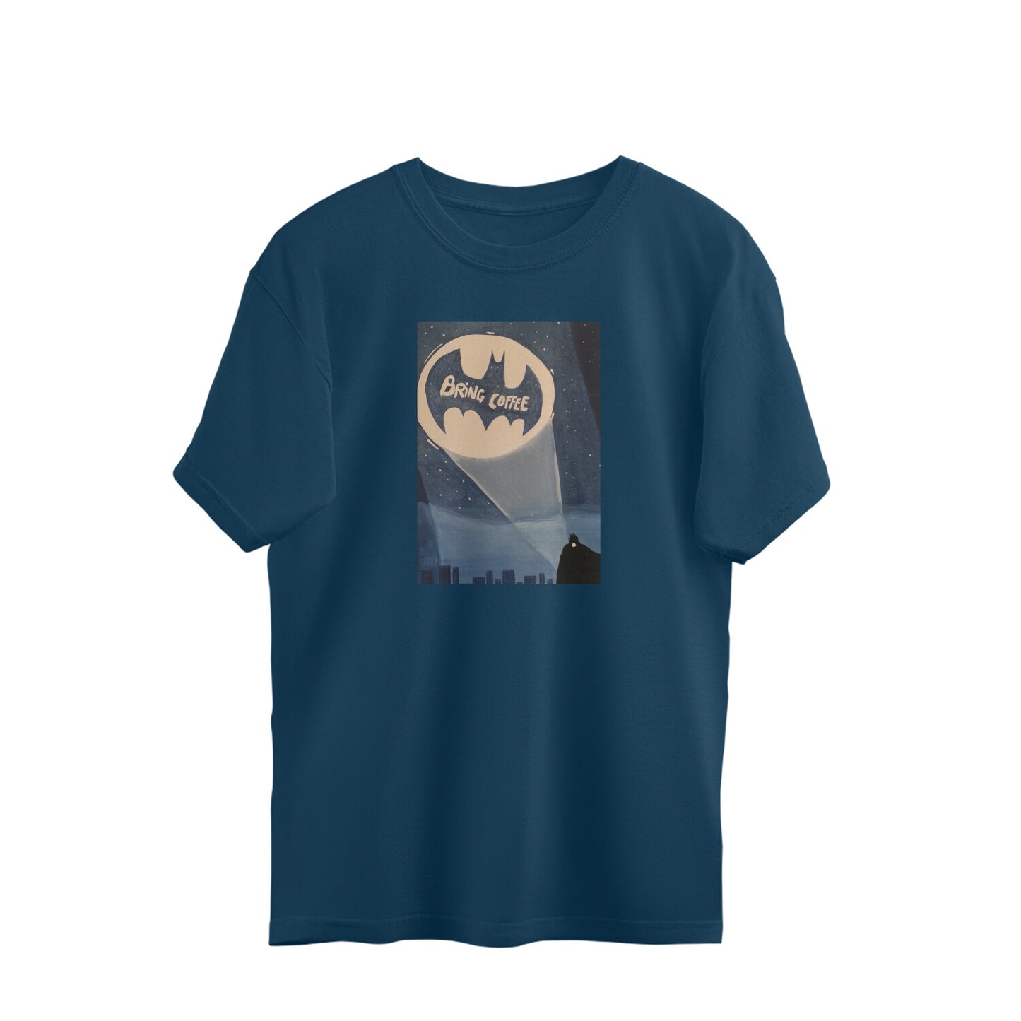 Oversized T-shirt - Coffee signal - Batman