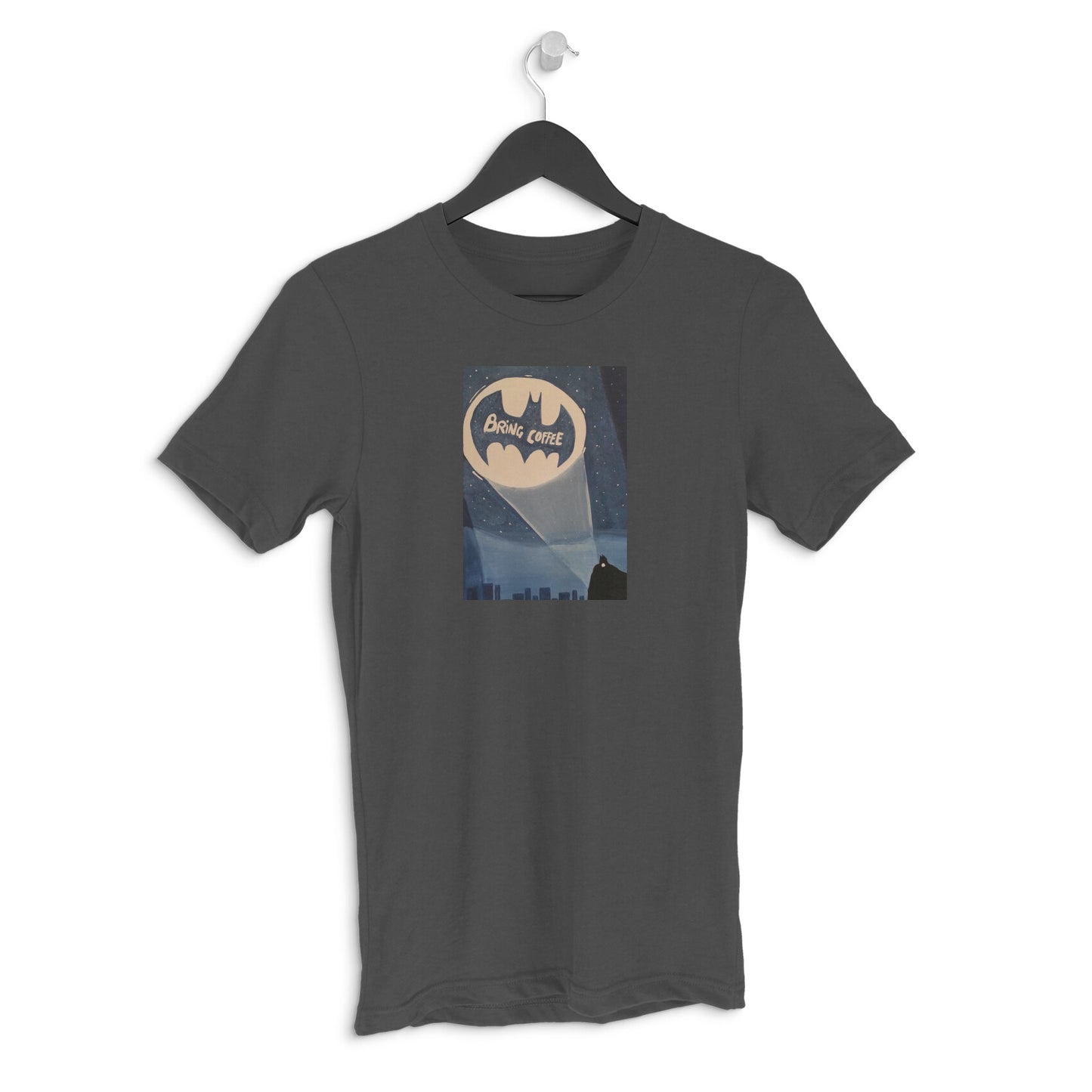 Round neck T-shirt - Coffee signal - Batman