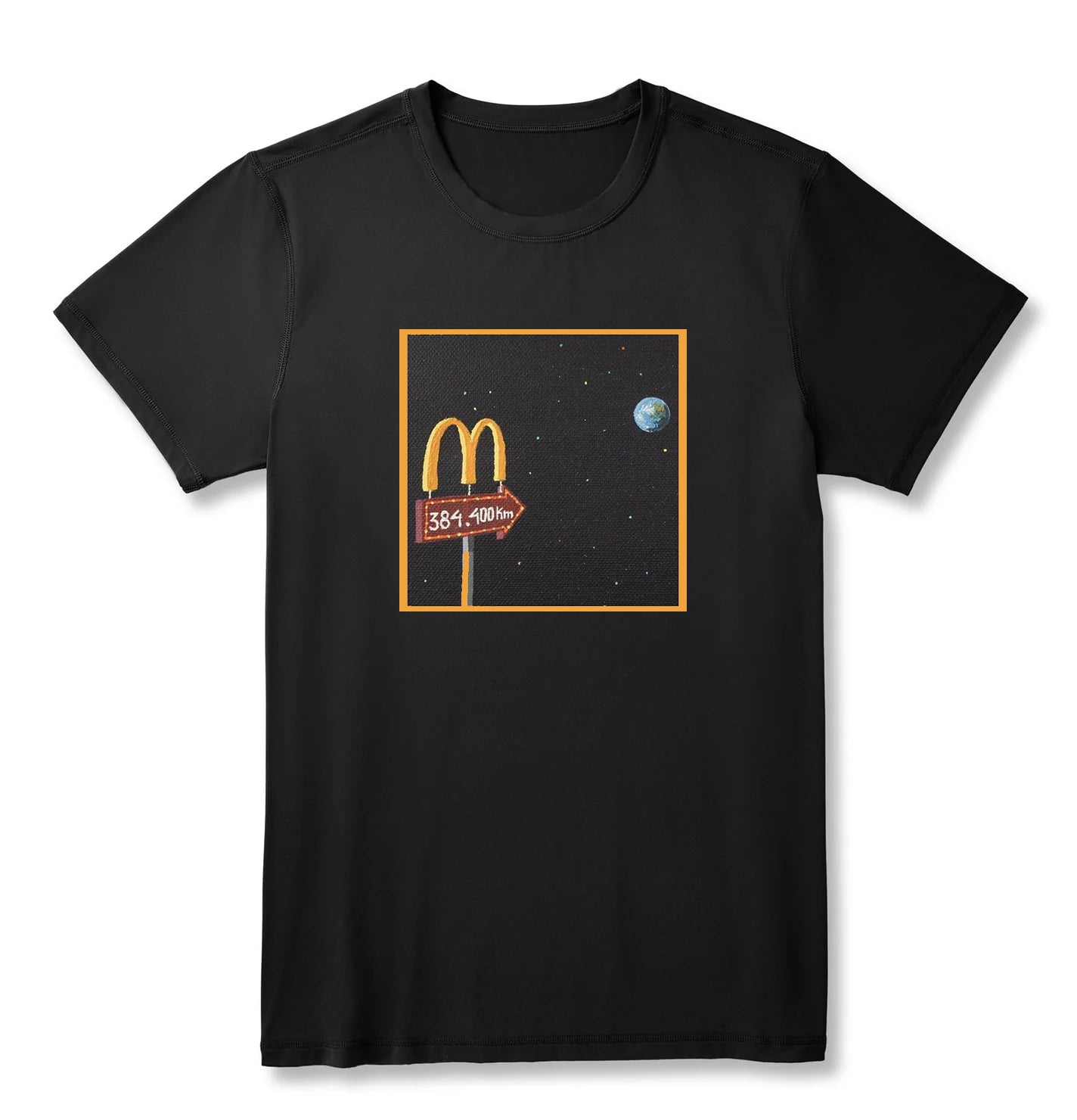 Round neck T-shirt - Space McDonalds