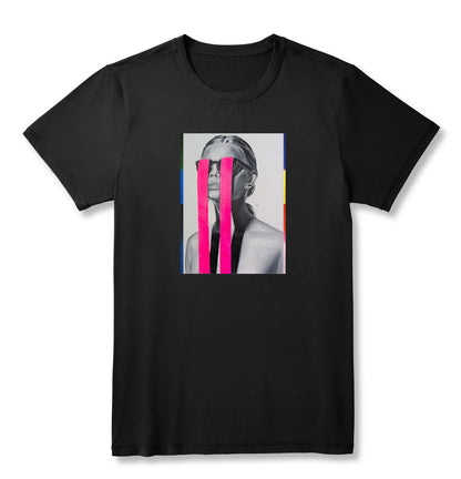 Round neck T-shirt - Crying Pink