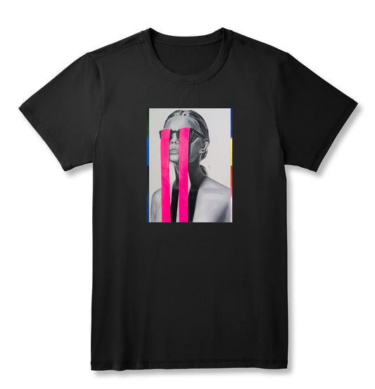 Round neck T-shirt - Crying Pink