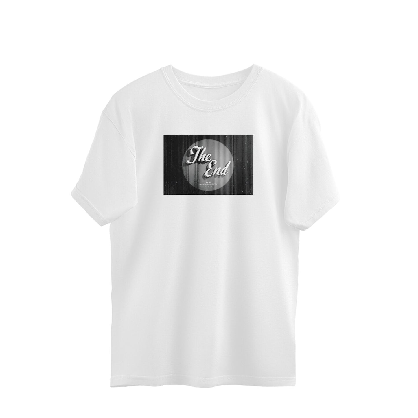 Oversized T-shirt - The End - Vintage Cinema