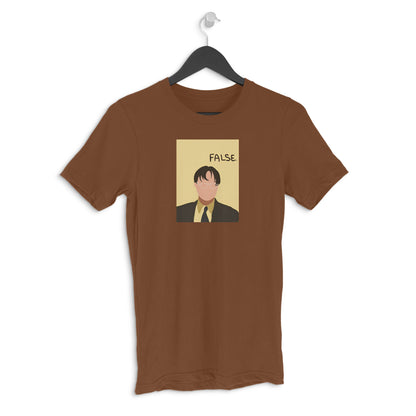 Round neck T-shirt - FALSE - Dwight Schrute - The Office