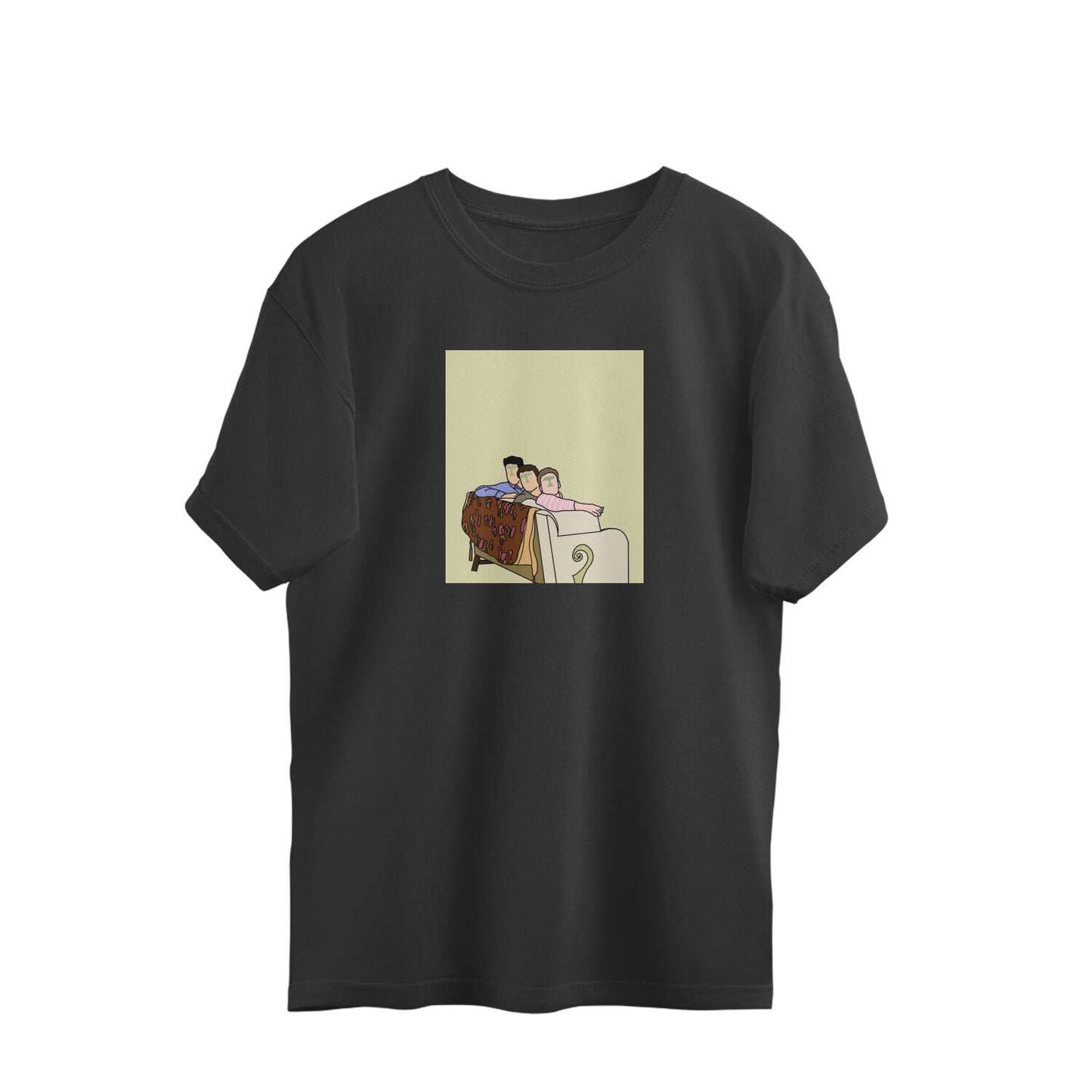 Oversized T-shirt - Ross : Joey : Chandler - Friends