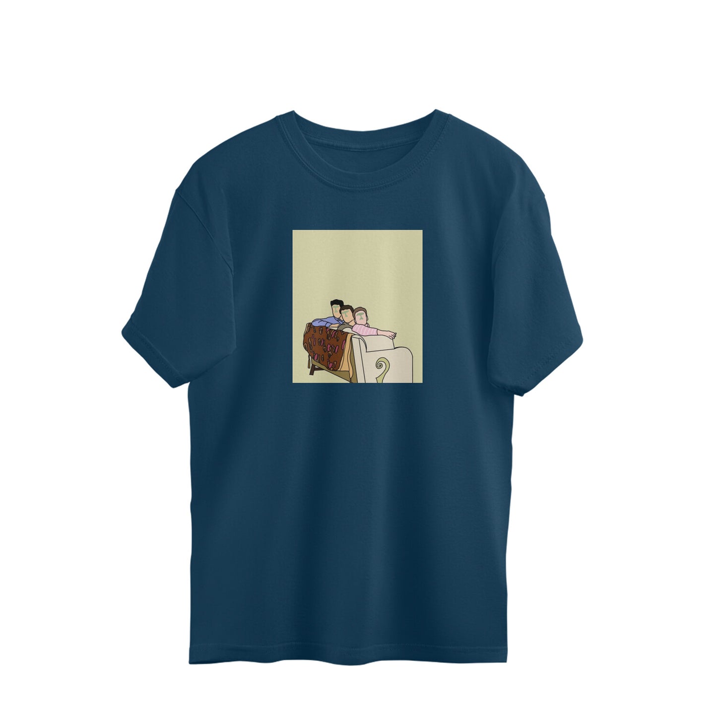 Oversized T-shirt - Ross : Joey : Chandler - Friends