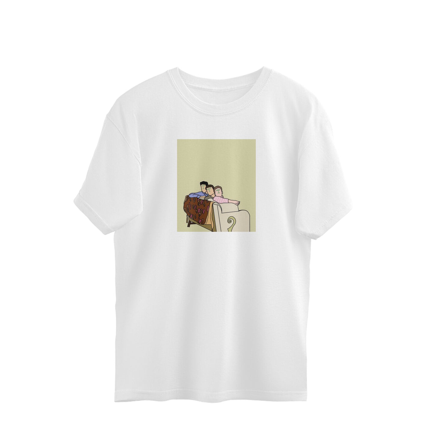 Oversized T-shirt - Ross : Joey : Chandler - Friends