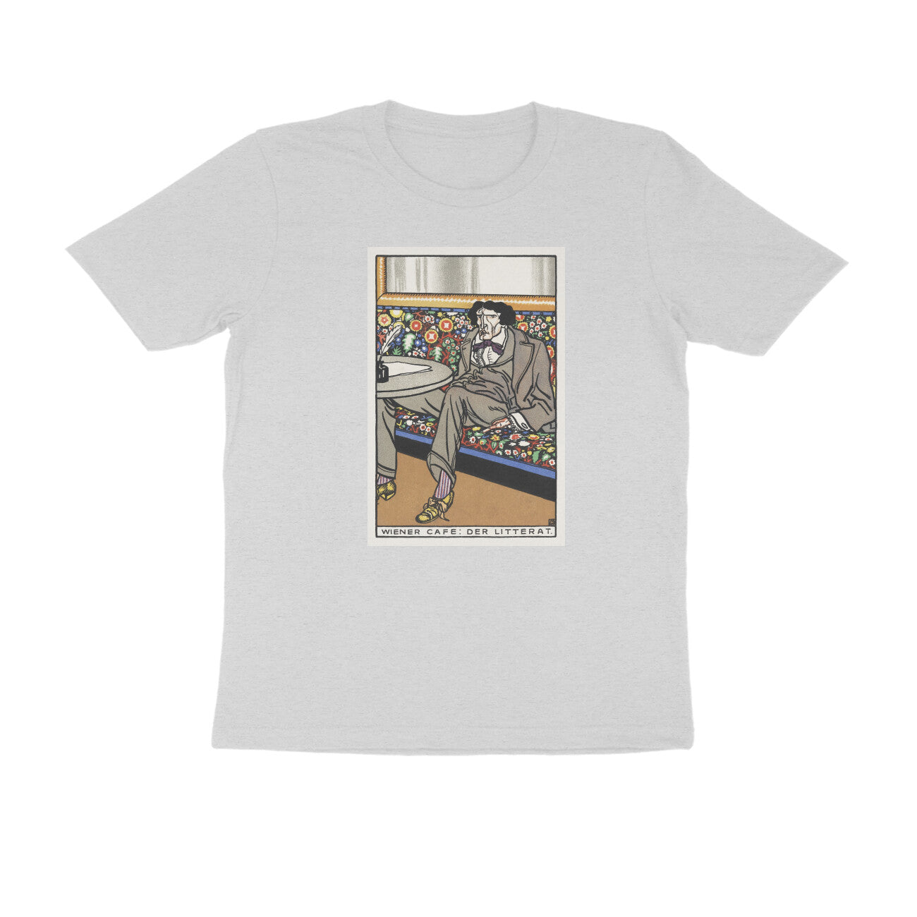 Round neck T-shirt -Viennese Café: The Man Of Letters