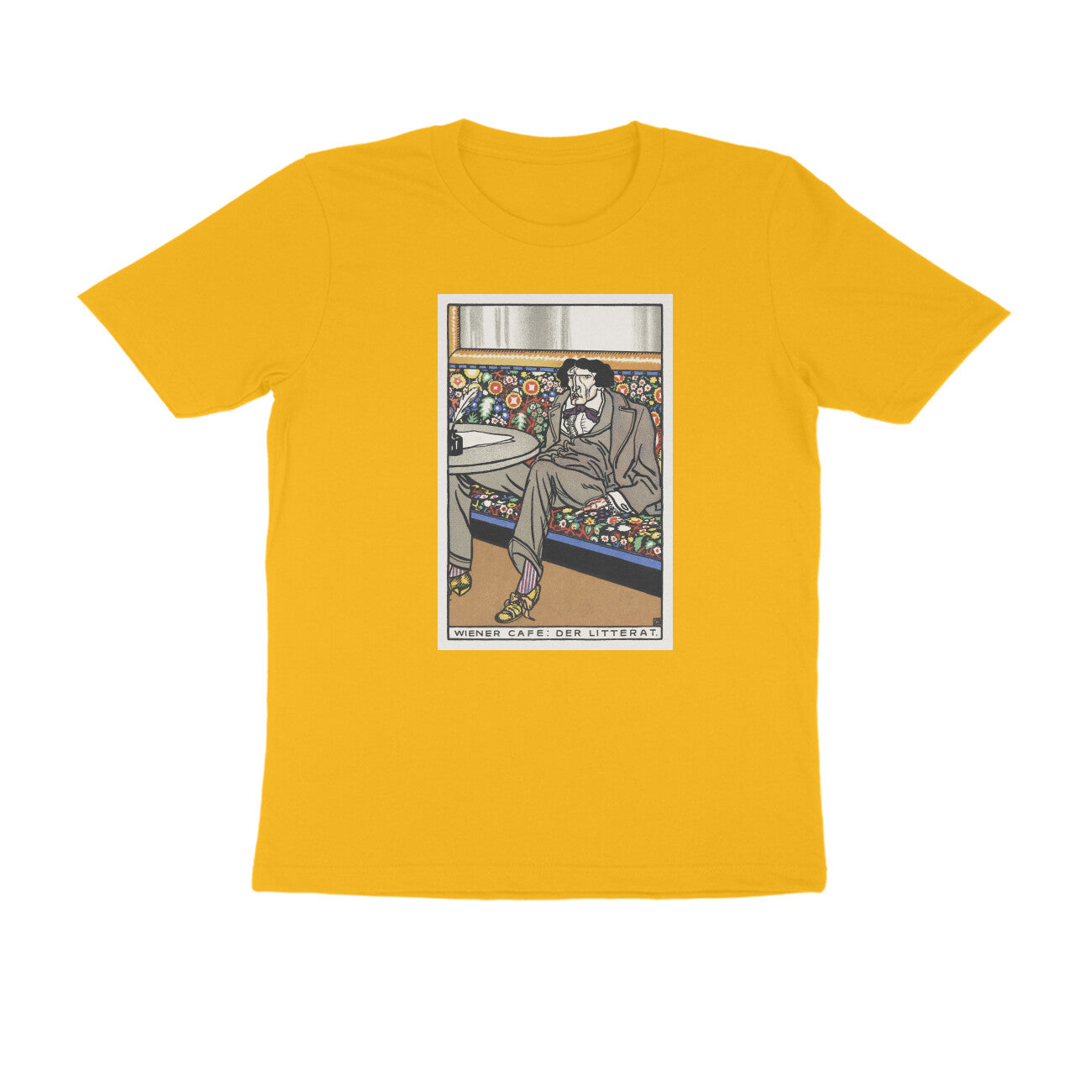 Round neck T-shirt -Viennese Café: The Man Of Letters