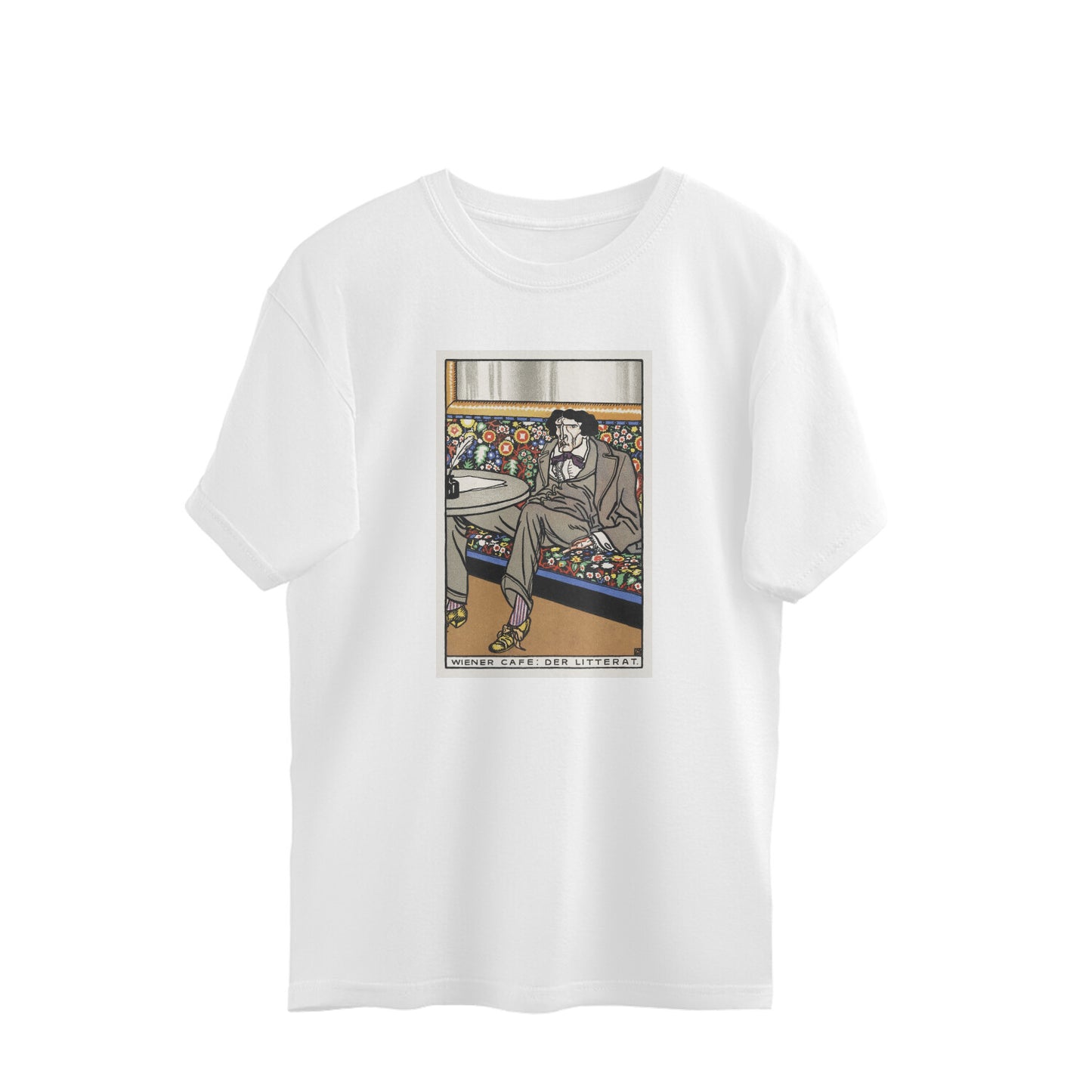 Oversized T-shirt - Viennese Café: The Man Of Letters