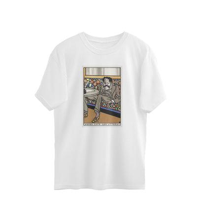 Oversized T-shirt - Viennese Café: The Man Of Letters