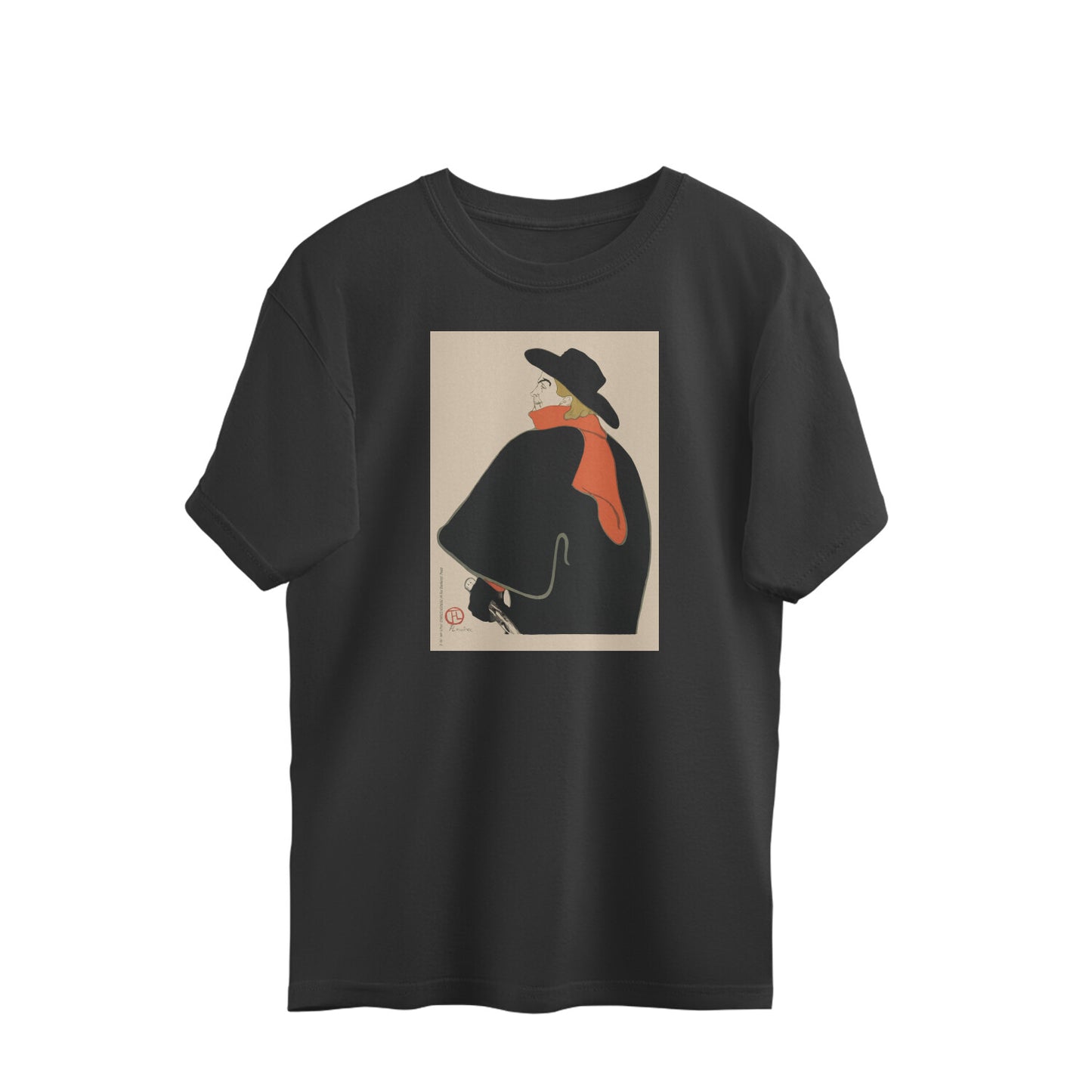 Oversized T-shirt -Aristide Bruant dans son cabaret