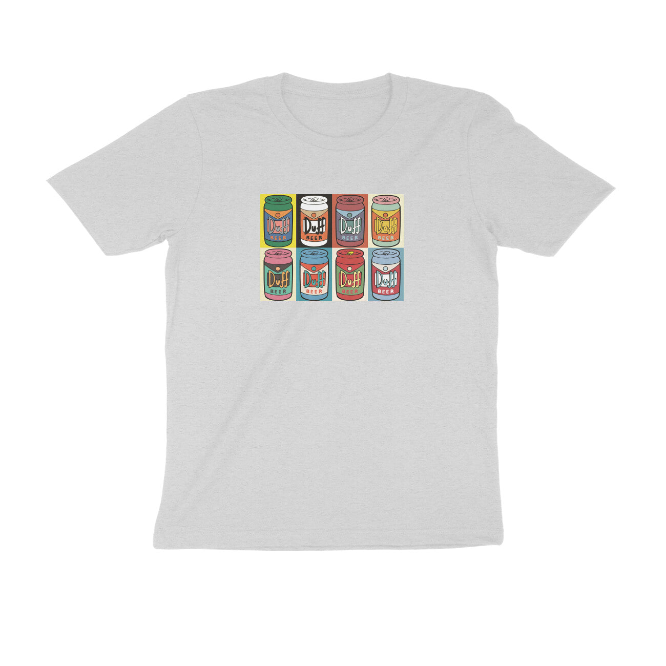 Round neck T-shirt - Simpsons feat. Andy Warhol