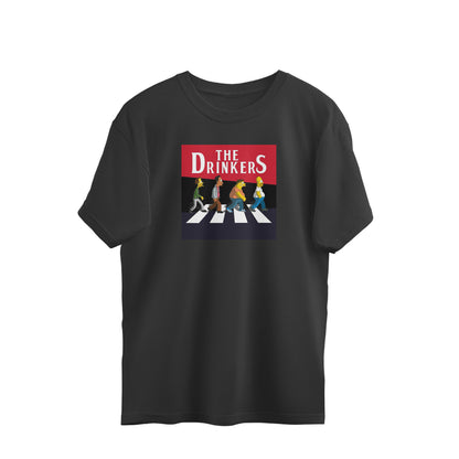 Oversized T-shirt - Simpsons - The Drinkers