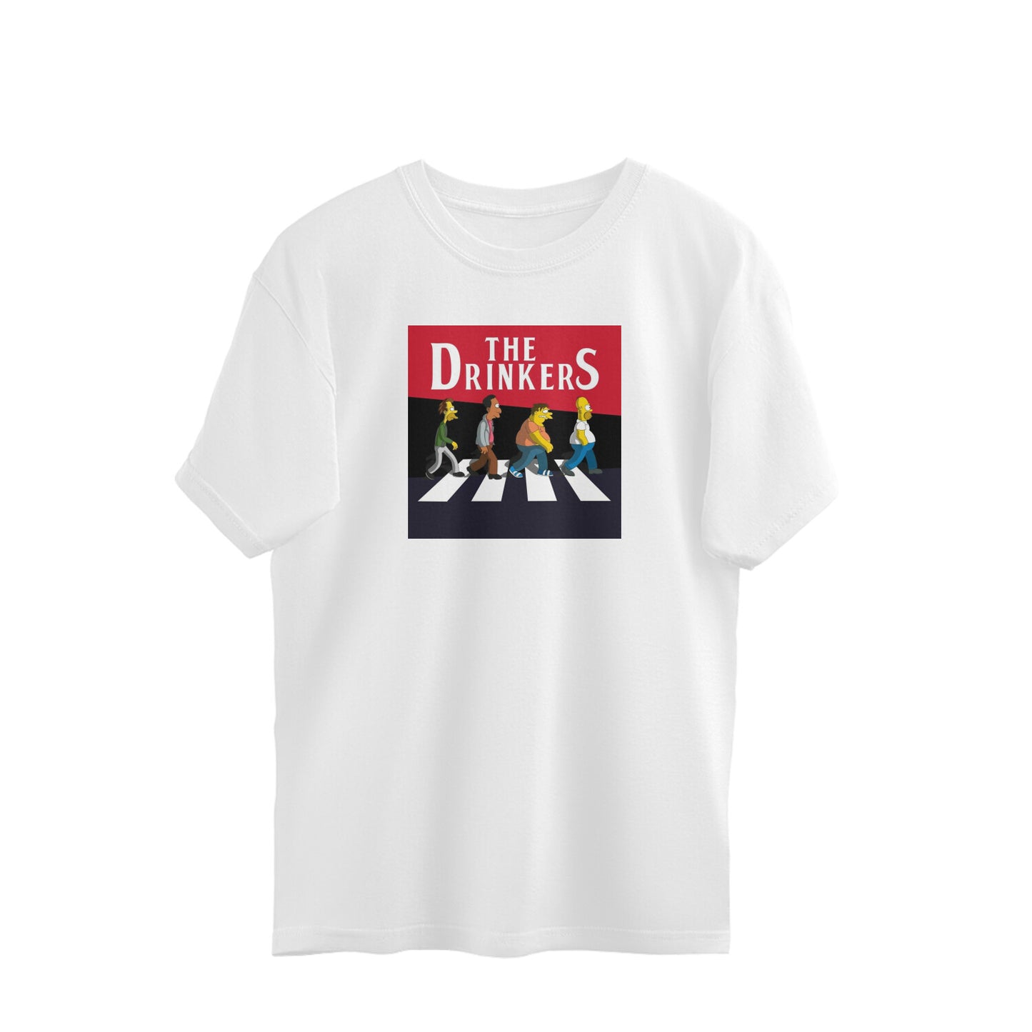 Oversized T-shirt - Simpsons - The Drinkers