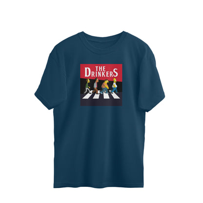 Oversized T-shirt - Simpsons - The Drinkers