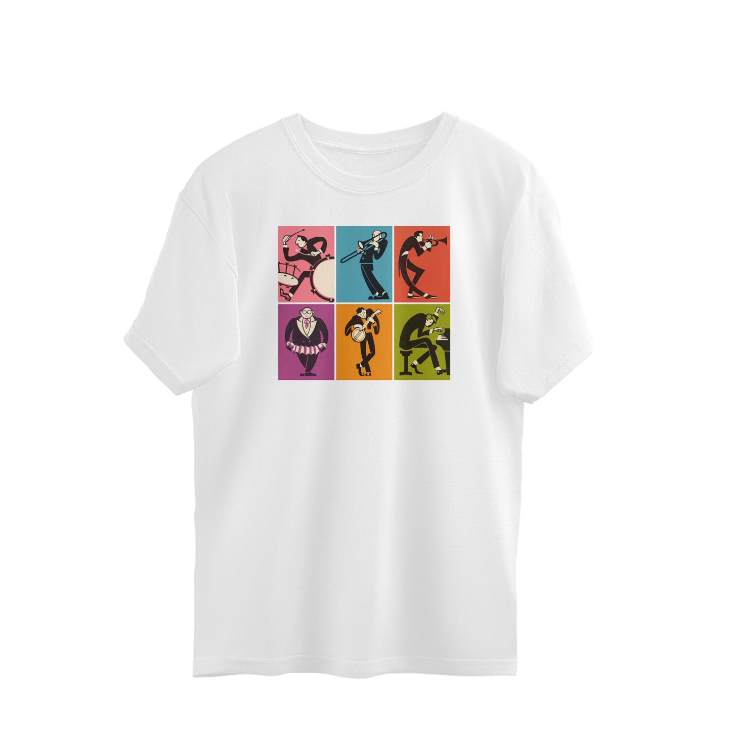 Oversized T-shirt - The Jazz Band