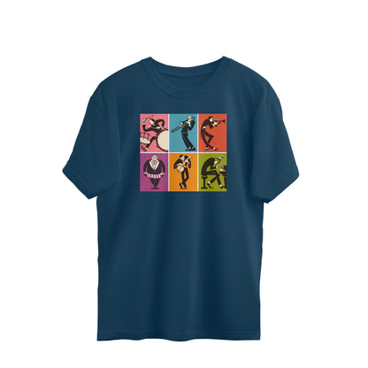 Oversized T-shirt - The Jazz Band