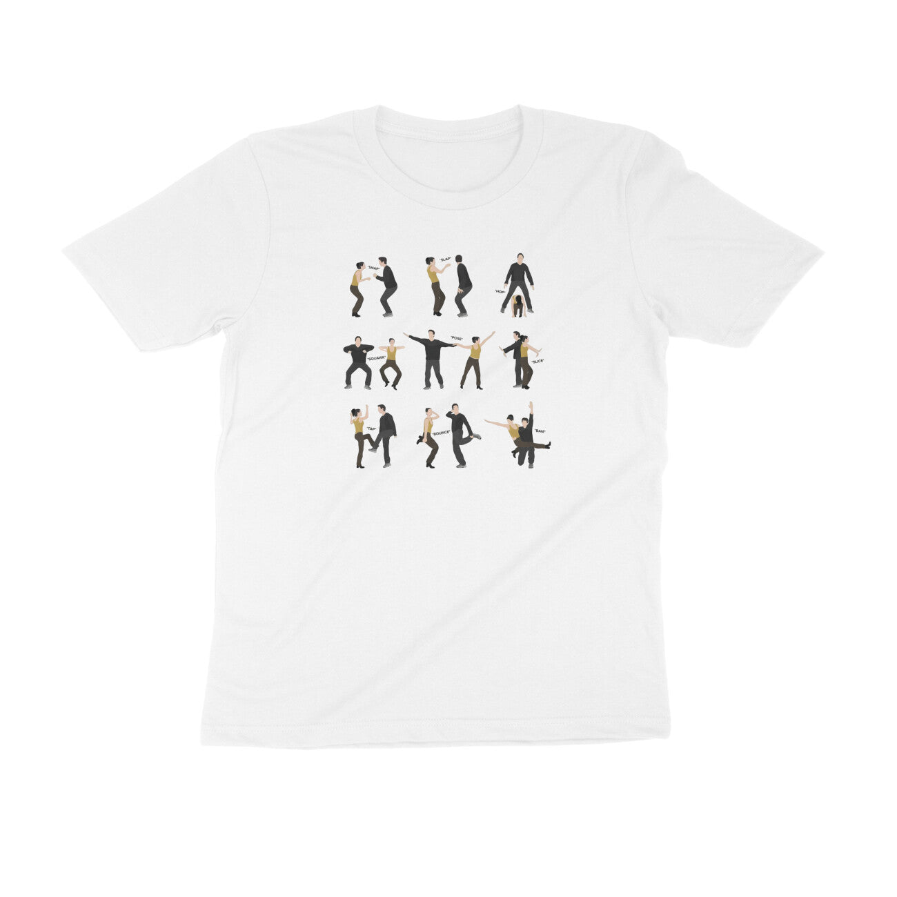 Round neck T-shirt - The Routine feat. Ross & Monica - Friends