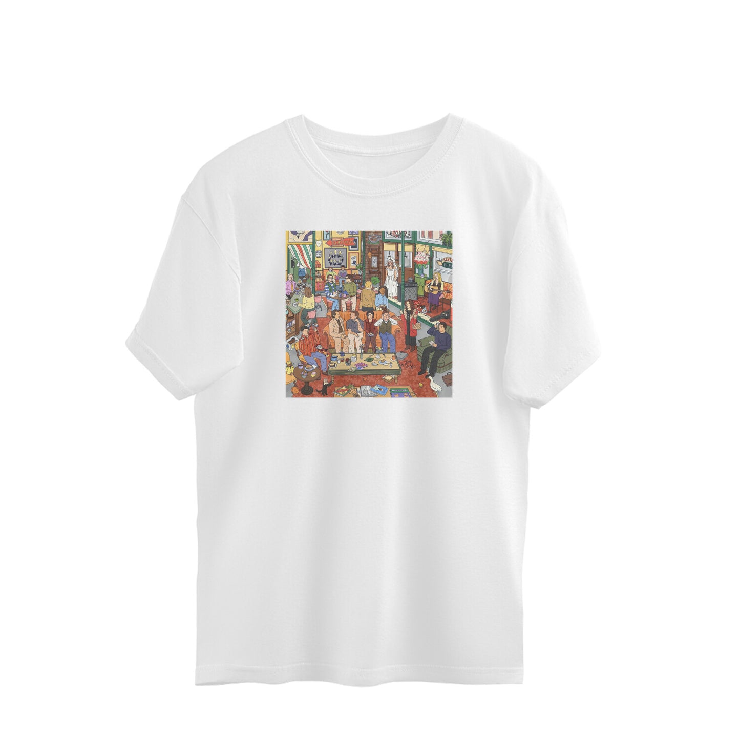 Oversized T-shirt - Everything FRIENDS