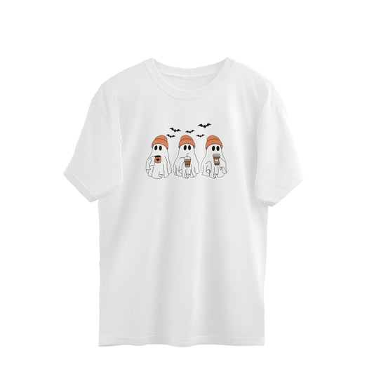 Oversized T-shirt - Three Ghosts - Autumn