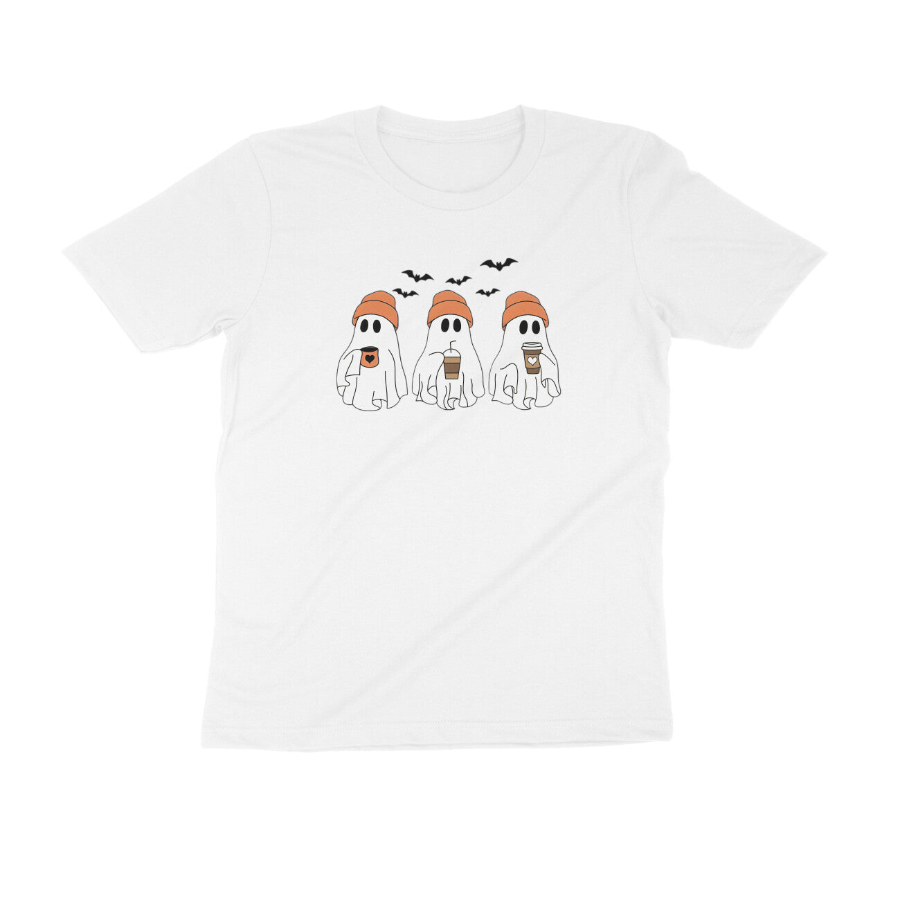 Round neck T-shirt - Three Ghosts - Autumn