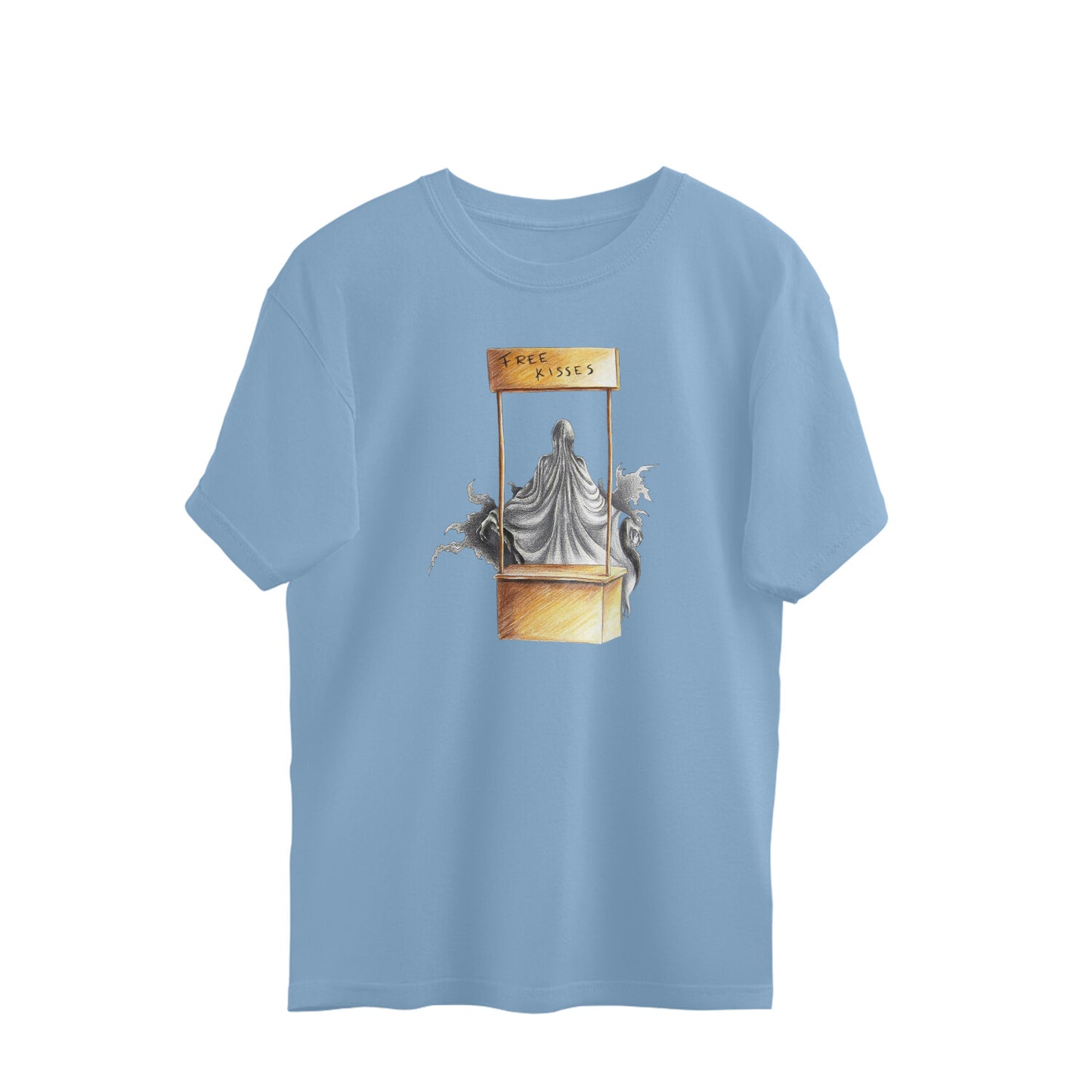 Oversized T-shirt - Free Kisses - Dementors