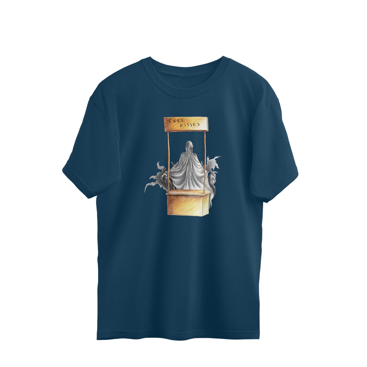 Oversized T-shirt - Free Kisses - Dementors