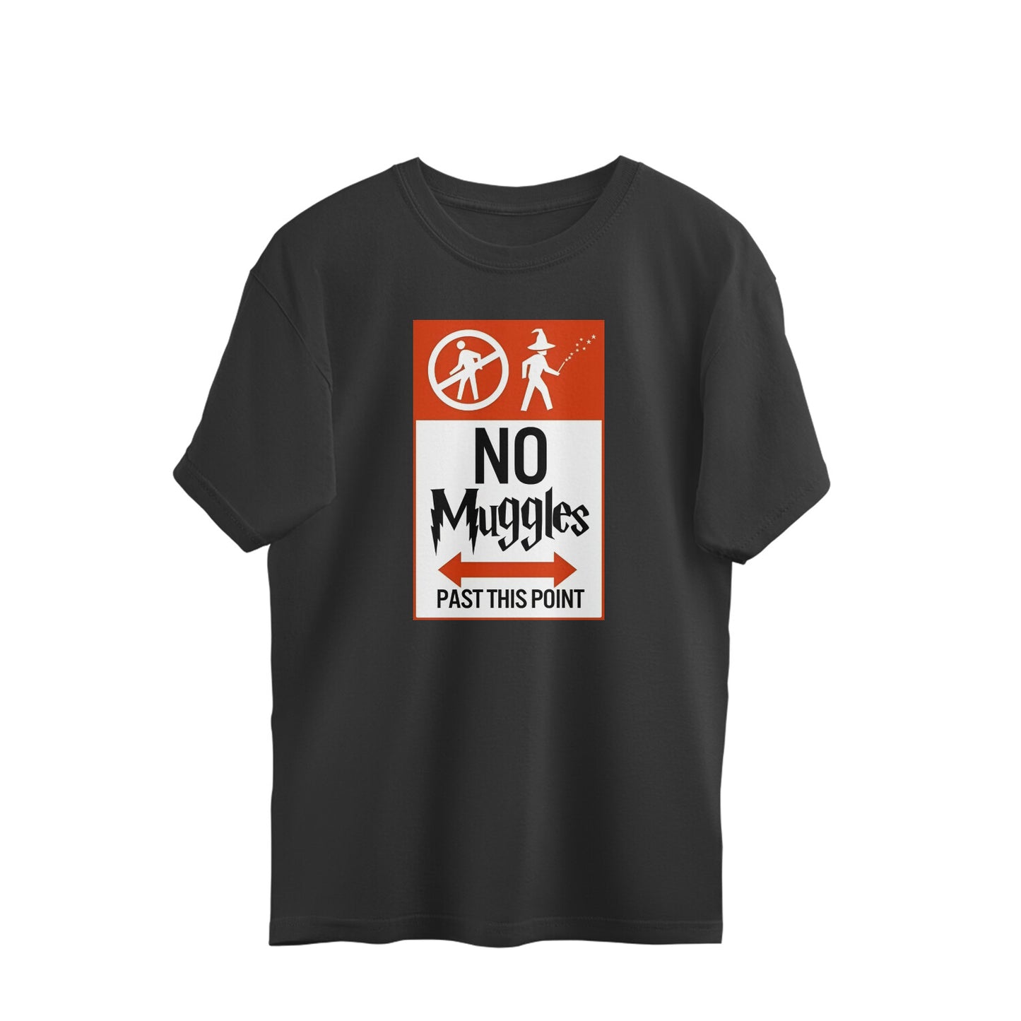 Oversized T-shirt - No Muggles
