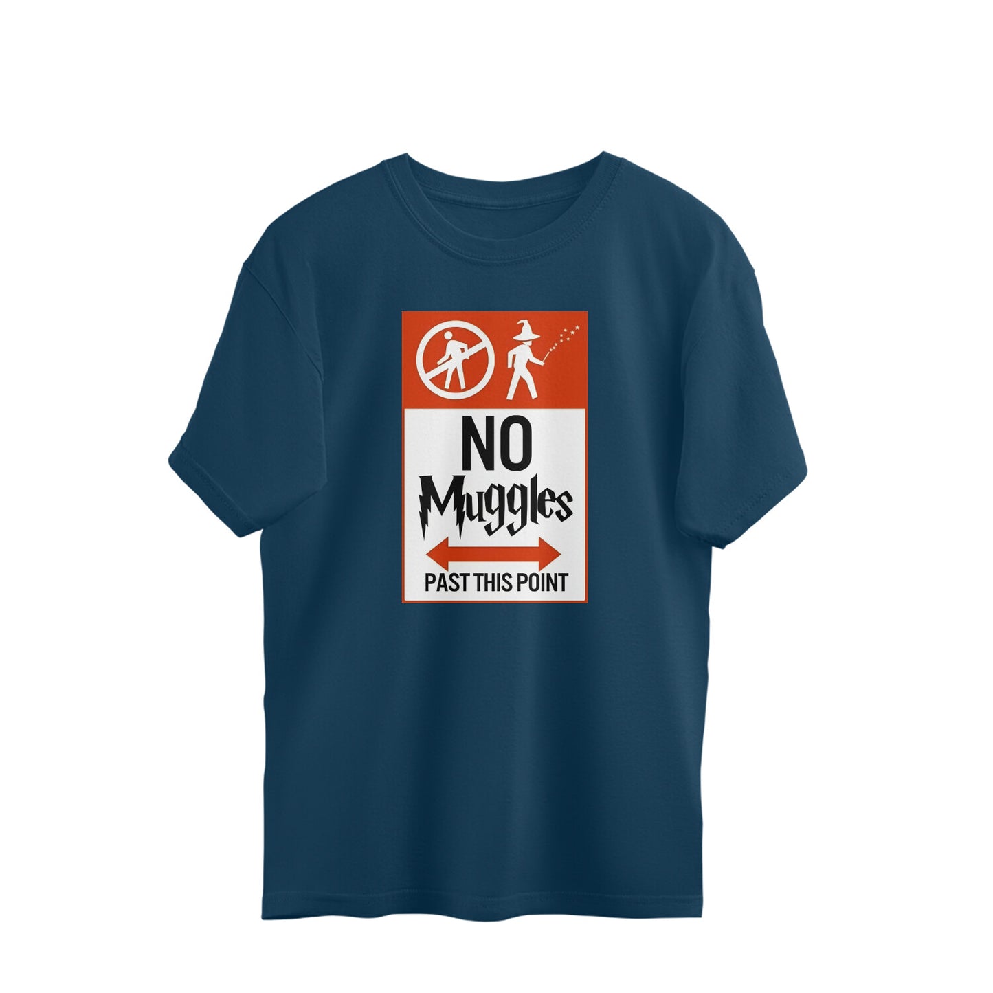 Oversized T-shirt - No Muggles