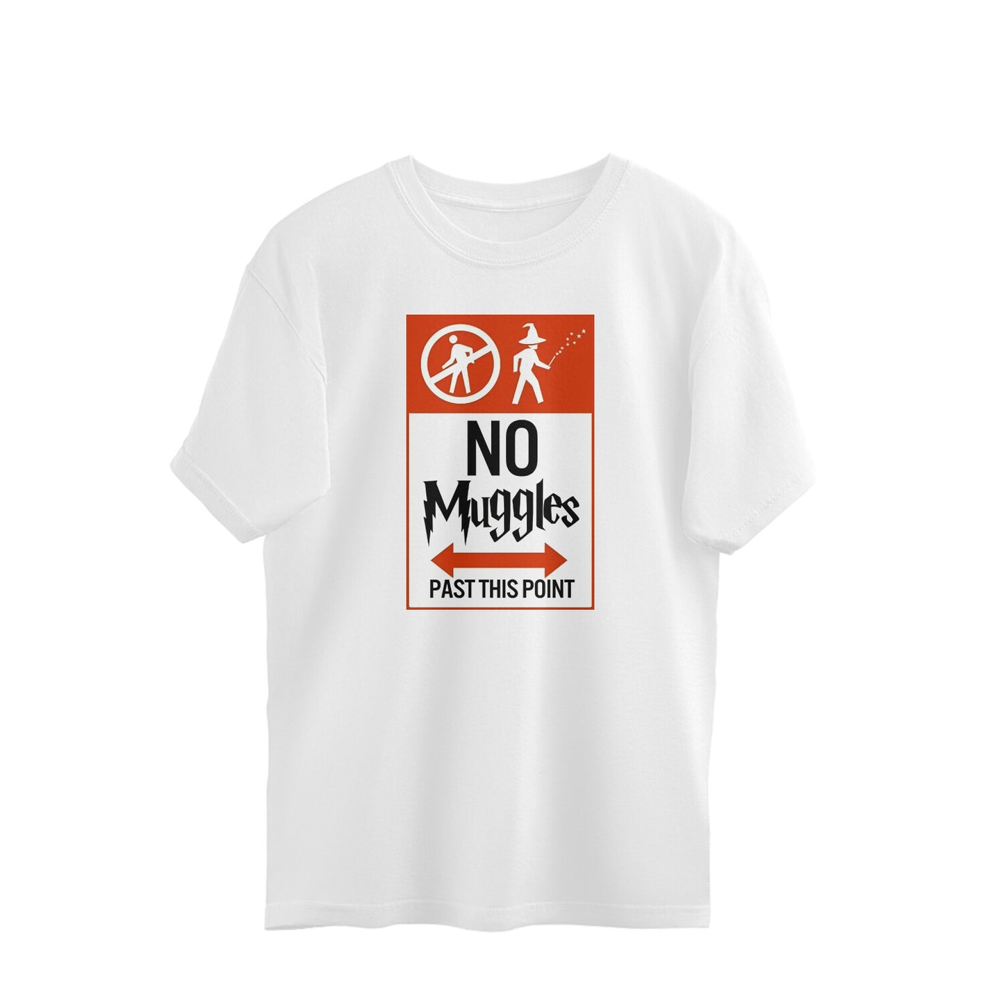 Oversized T-shirt - No Muggles