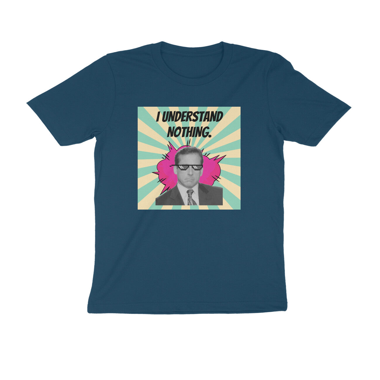Round neck T-shirt - I understand nothing - The Office