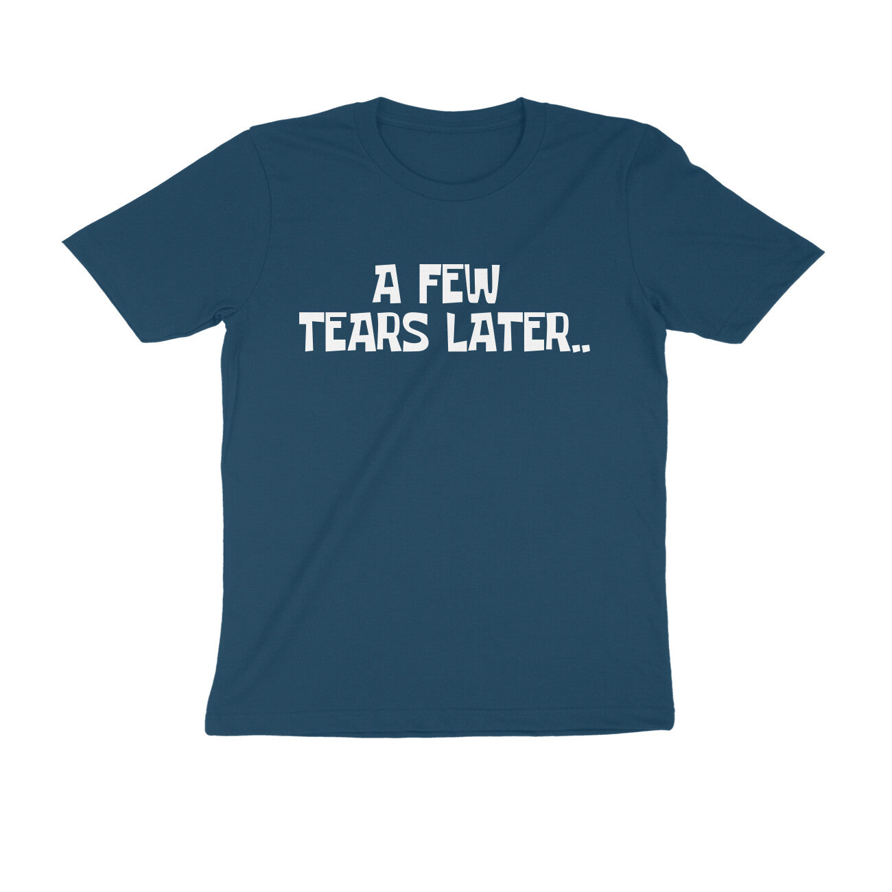 Round neck T-shirt - A few tears later..