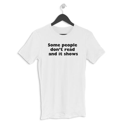 Round neck T-shirt - Some people..