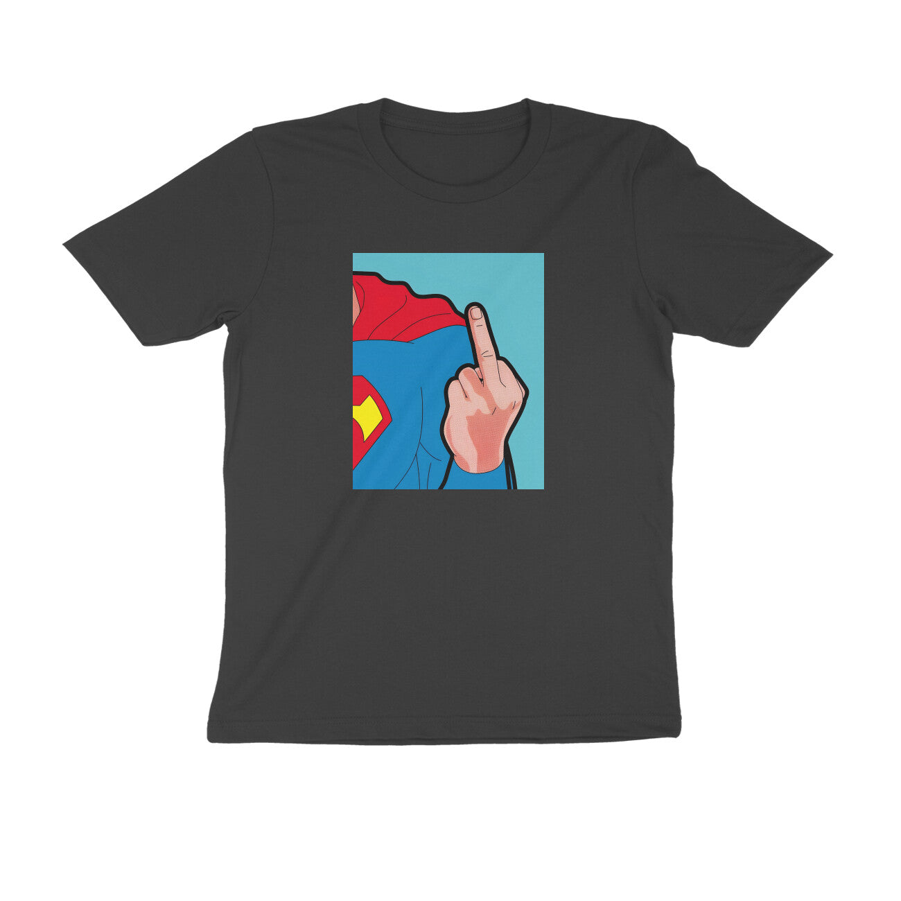 Round neck T-shirt - Rude Superman